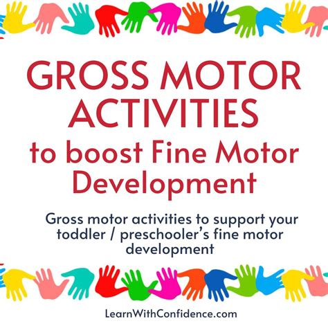 Gross Motor Activities to boost Fine Motor Development