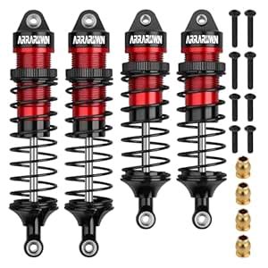 4PCS 1/10 RC Car Shocks Front & Rear Shock Absorber Damper Assembled ...