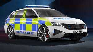 Skoda Turns Its GTI Wagon Into a Wicked Police Car