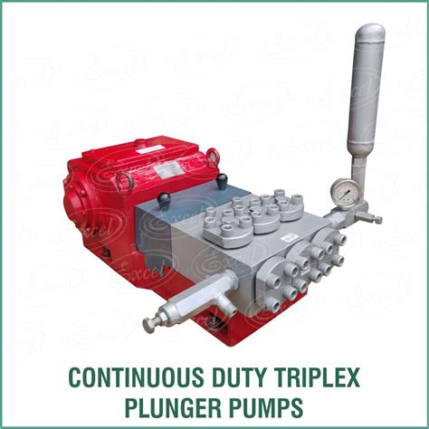 Triplex Plunger Pumps for Continuous Duty – Excel Pumps