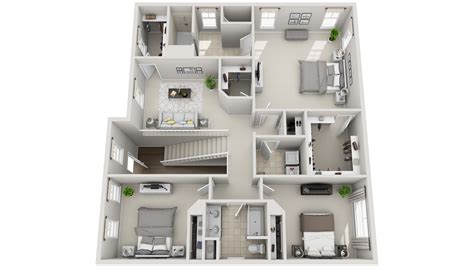 3d Apartment Floor Plans
