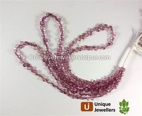 Buy Online Faceted Pink Tourmaline Gemstone Beads|Unique Jewellers