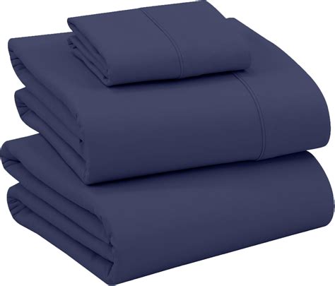 Amazon.com: RUVANTI 100% Cotton Sheets – Twin XL Size Percale Bedding ...