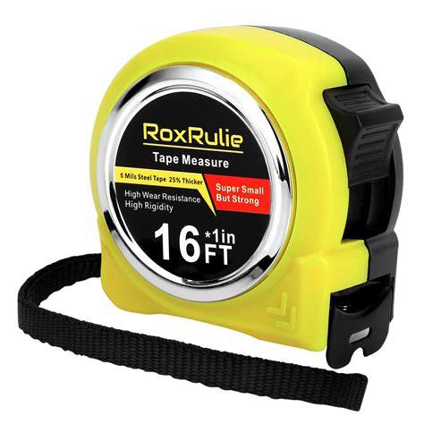 RoxRulie Tape Measure with Fractions 1/8, Measuring Tape Extendable 16 ...