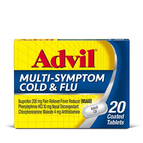 Amazon.com: Advil Multi Symptom Cold and Flu Medicine, Cold Medicine ...