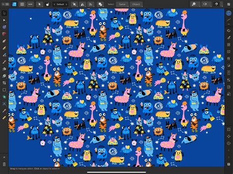Affinity Designer is the best software for creating repeat patterns