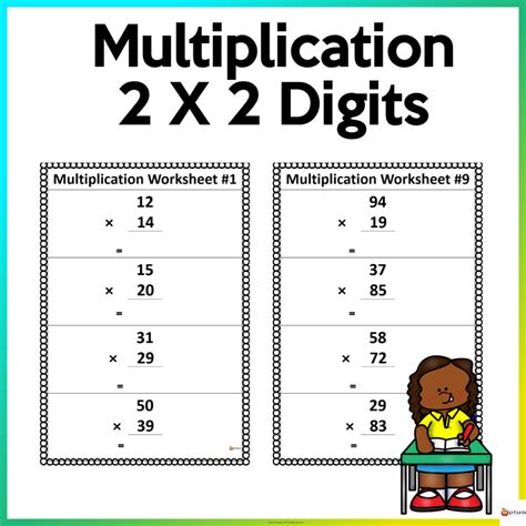 Image result for Math Double-Digit Multiplication Worksheets