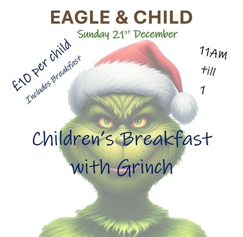 Breakfast With Grinch, 30 Church Road, PR25 3AA Leyland, 21 December ...