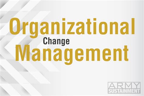 Organizational Change Management: Co-Creating the Army's Next ...