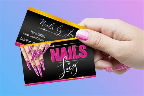 Nail Salon Business Cards 的图像结果