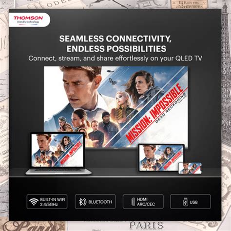 Thomson Phoenix 2025 Edition 139 cm (55 inch) QLED Ultra HD (4K) Smart ...