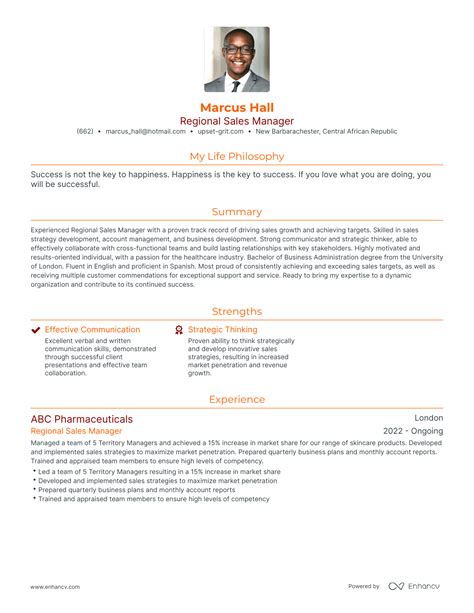 3 Regional Sales Manager Resume Examples & How-To Guide for 2024