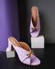 Buy Lavender Heeled Sandals for Women by FROH FEET Online | Ajio.com