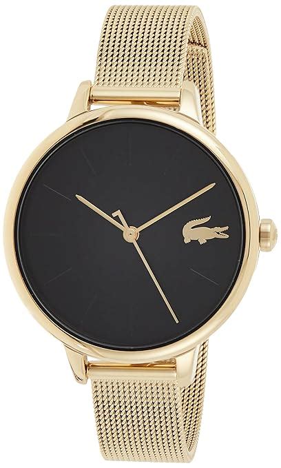 Lacoste Cannes Quartz Black Round Dial Women's Watch - 2001102 : Amazon ...