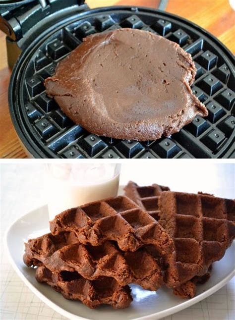 how to cook brownies in a waffle maker