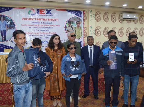 IEX CSR Project Netra Shakti Supports 135 Visually Impaired Students