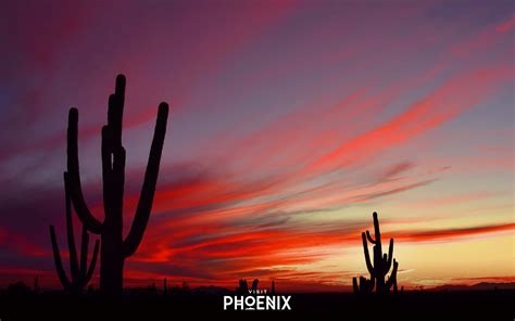 Download Sunsets Over Phoenix Arizona Wallpaper | Wallpapers.com