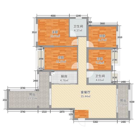 135平方4室户型图,135平米三室户型图,135平米最佳户型图(第3页)_大山谷图库