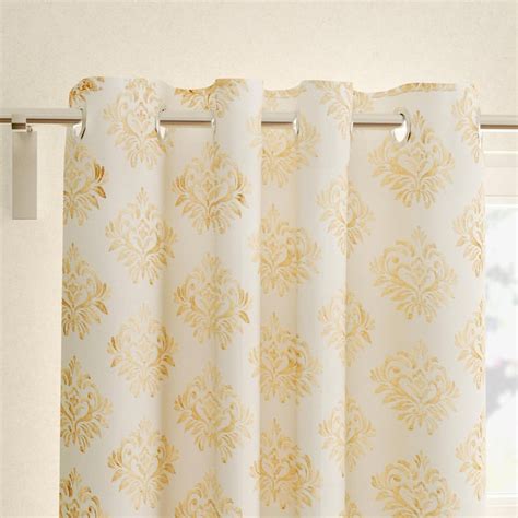 Buy Crystal Set of 2 Printed Sheer Door Curtains from Home Centre at ...