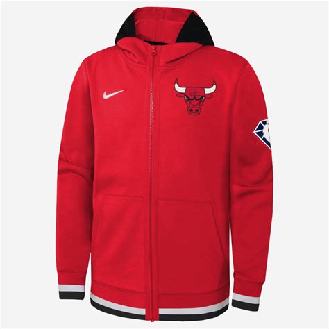 Nike Kids Dri-Fit NBA Chicago Bulls Showtime Full-Zip Hoodie