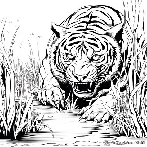 Tiger For Adults Coloring Pages - Free & Printable!