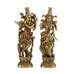 Buy Brass Superfine Radha Krishna Statues - Finely Carved with Sharp ...