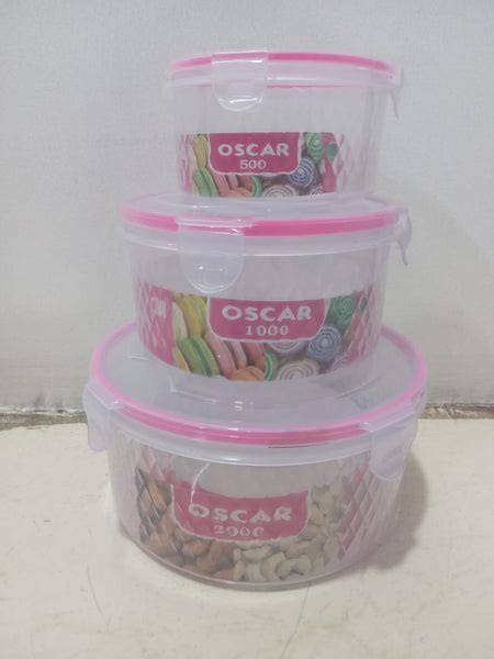 3600 Oscar Storage Container, Air Tight Container, set of 3 pcs 2000ml ...