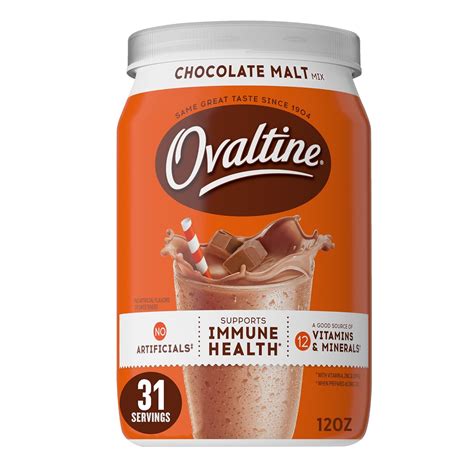 Amazon.com: NESTLE OVALTINE Milk Flavoring Chocolate Malt (Pack of 6)