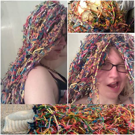 hair yarn wrap
