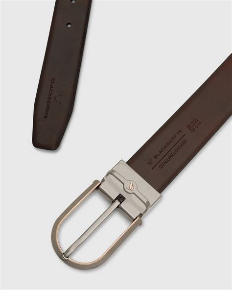 Buy Valu Reversible Wine & Black Leather Belt Online India