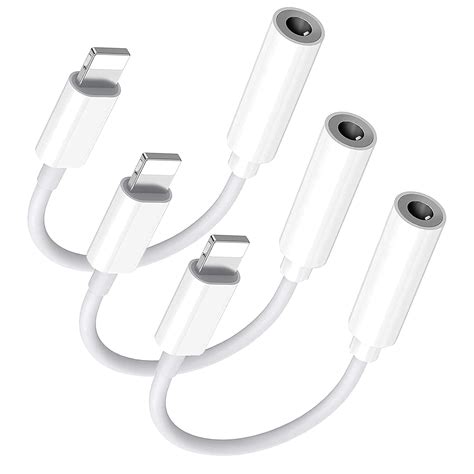 Lightning to 3.5mm Female Headphone Jack Adapter,Lightning to Aux Audio ...