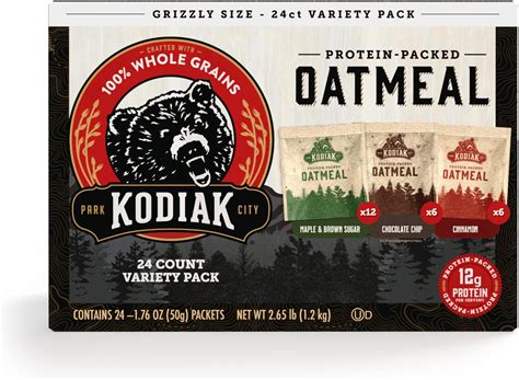 Amazon.com: Br'Oats High Protein Oatmeal With 30g Of Protein Per Serving - Protein Packed Gluten ...