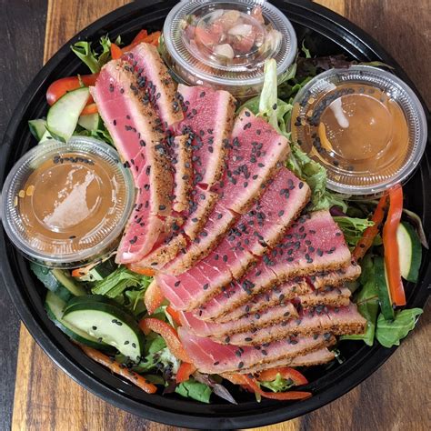 Seared Ahi Tuna Salad (58g Protein) – Central Texas Meal Prep