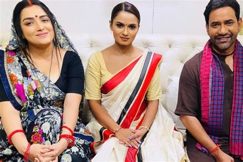 Bhojpuri Film: Nirahua और अम्रपाली दुबे की फिल्म 'फसल' की शूटिंग शुरू ...