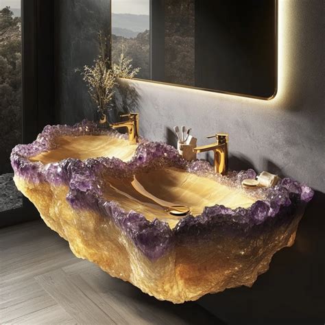 Ultra-Luxury Mineral Crystal Bathroom Vanities: The Pinnacle of ...