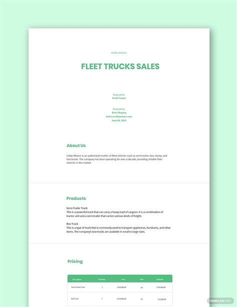 Sales Proposal Example 的图像结果