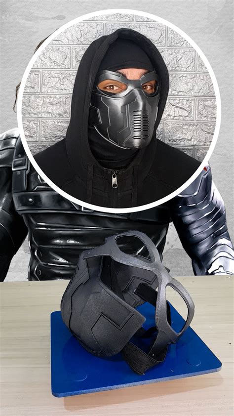 3D print Winter Soldier mask • made with ender 3・Cults