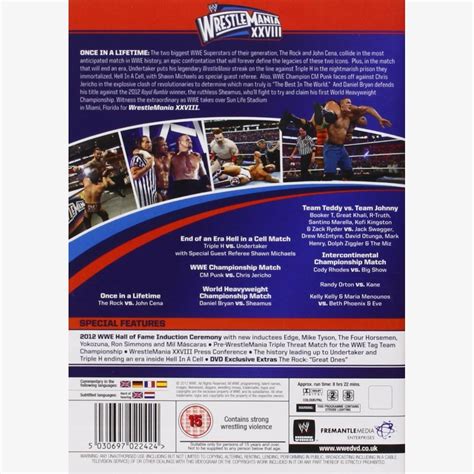 WWE WrestleMania 28 DVD – wrestlingshop.com