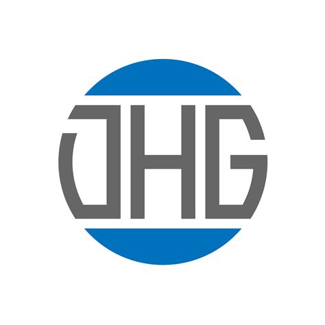 DHG letter logo design on white background. DHG creative initials ...