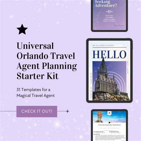 Universal Studios Orlando Travel Agent Client Starter Kit, Universal ...