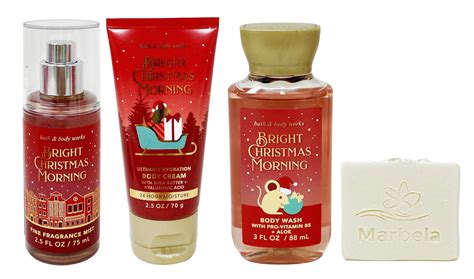 Bath & Body Works Bright Christmas Morning - Trio Gift Set Travel Size ...