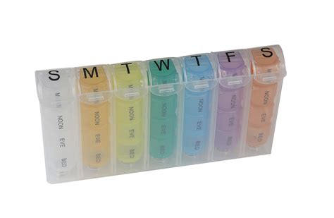 Aktive Life 7 Days Weekly pill Case Medicine Tablet Dispenser Organizer ...