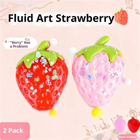 Giant Strawberry Squeeze Toy! Realistic Cream Putty Silicone Stress ...