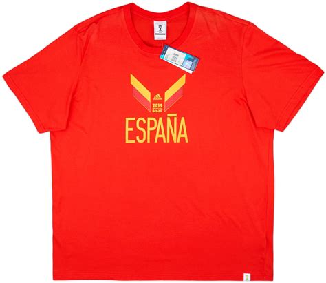 2014 Spain adidas ' 2014 World Cup' Graphic Tee (XXL)