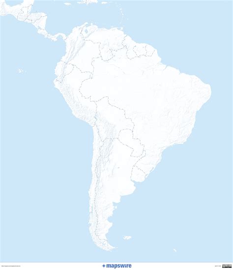 Blank South America