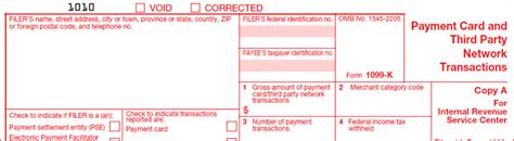 Bildergebnis für Form 1099-K