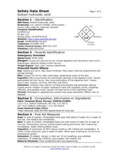 SODIUM BICARBONATE Safety Data Sheet - Syndel / sodium-bicarbonate ...