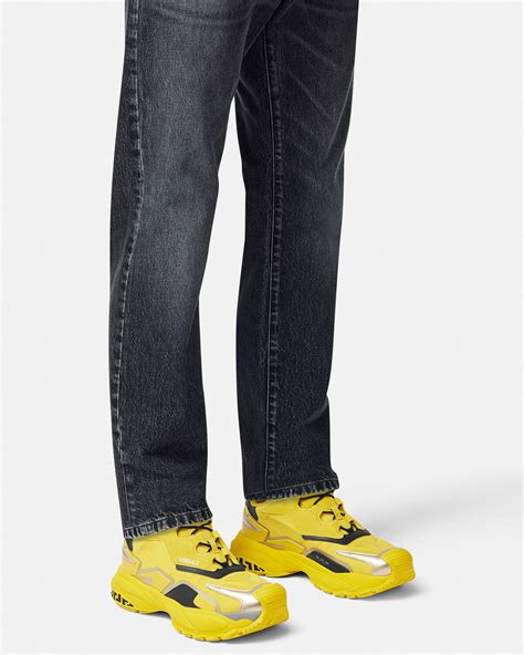 Versace Mercury M_VS_04 Sneakers Yellow | VERSACE