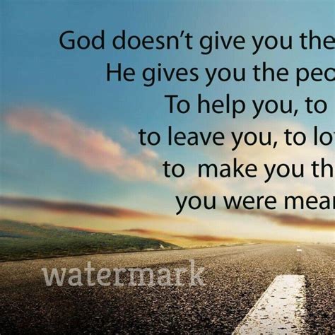 GOD GIVES YOU THE PEOPLE YOU NEED QUOTE PHOTO 8x10 | Need quotes ...