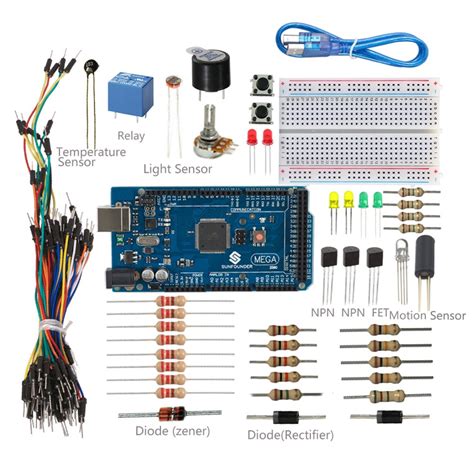 SunFounder Project Universal Starter Kit V2.0 with Mega 2560 For ...